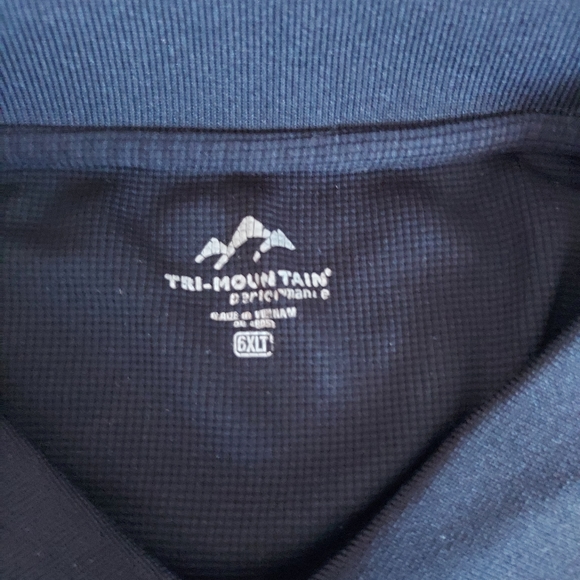 MEN 6XLT Polo Shirt Black & White - Picture 2 of 4